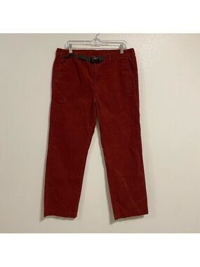 Uniqlo Pants Men's Size Large (33) Rust Corduroy Casual Straight leg Pants